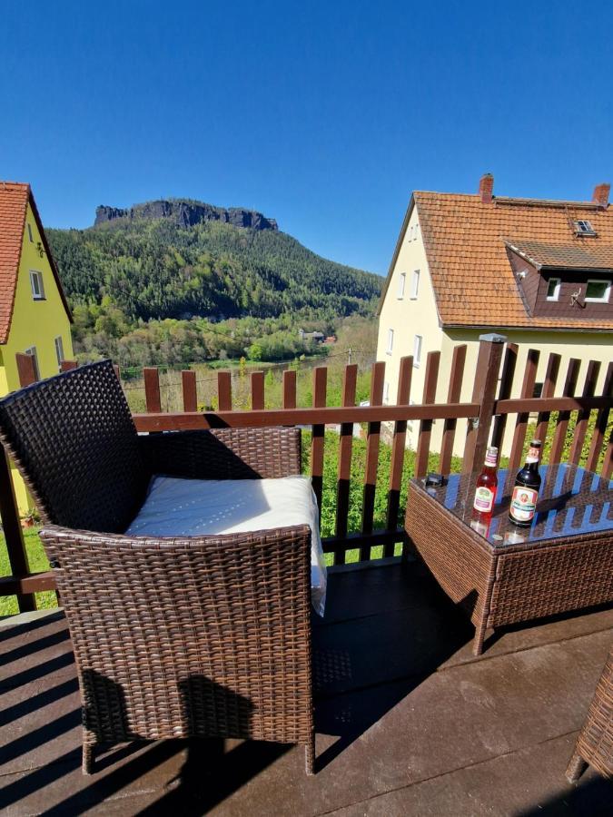 Tinyroom Mit Ausblick Königstein an der Elbe Dış mekan fotoğraf
